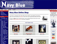 Tablet Screenshot of navybluememorabilia.co.uk